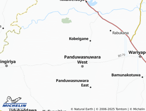 MICHELIN Nikapitiya map - ViaMichelin