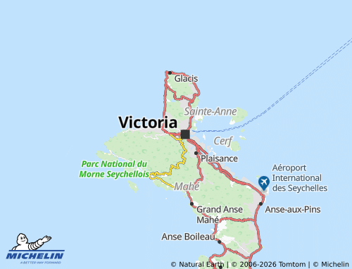 MICHELIN-Landkarte Saint Louis - ViaMichelin