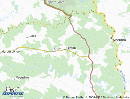 MICHELIN Pereiro map - ViaMichelin