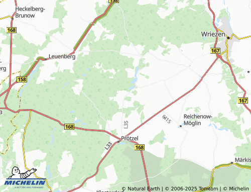 MICHELIN Sternebeck/Harnekop map - ViaMichelin