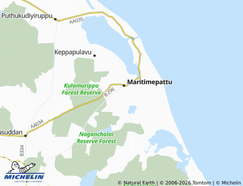 Mapa MICHELIN Mamoolai - ViaMichelin