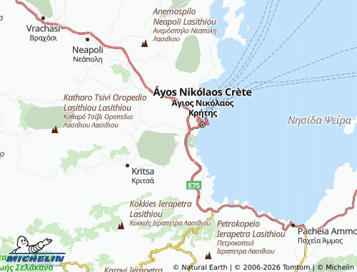 Carte MICHELIN Kalyvos - ViaMichelin