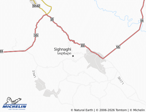 Carte MICHELIN Sighnaghi - ViaMichelin