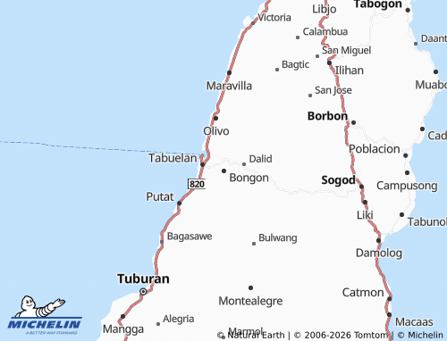 Mapa MICHELIN Bongon - ViaMichelin