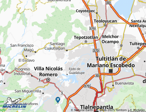 Carte MICHELIN Huilango - ViaMichelin