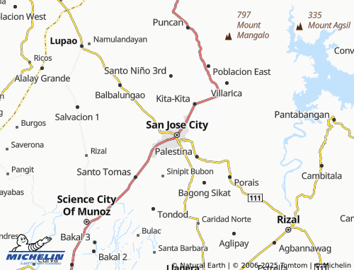 Mappa MICHELIN San Jose City - ViaMichelin