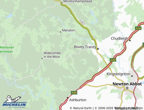 Carte MICHELIN Haytor - ViaMichelin