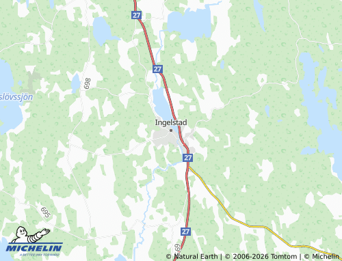 MICHELIN-Landkarte Ingelstad - ViaMichelin