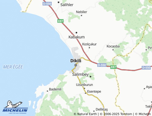 MICHELIN Cumhuriyet map - ViaMichelin