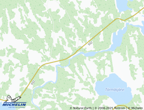 MICHELIN Kantomaanpää map - ViaMichelin