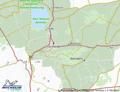 Carte MICHELIN Quernheim - ViaMichelin