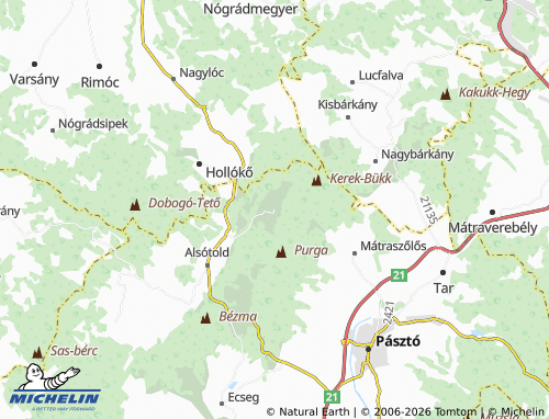 Mapa MICHELIN Garáb - ViaMichelin