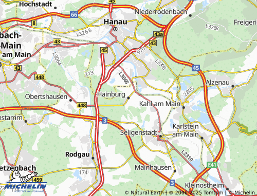 MICHELIN Hainburg map - ViaMichelin