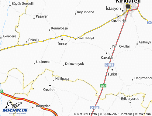 MICHELIN Celaliye map - ViaMichelin