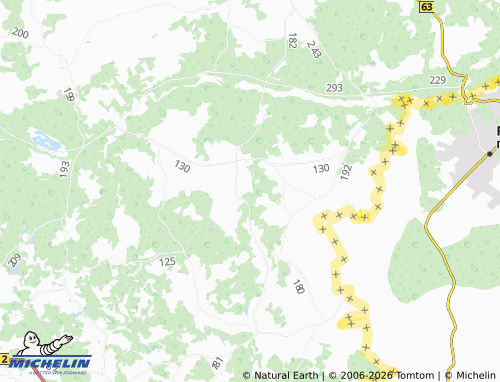 Mappa MICHELIN Klistina - ViaMichelin