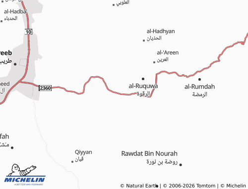 MICHELIN-Landkarte al-Hakeemah - ViaMichelin