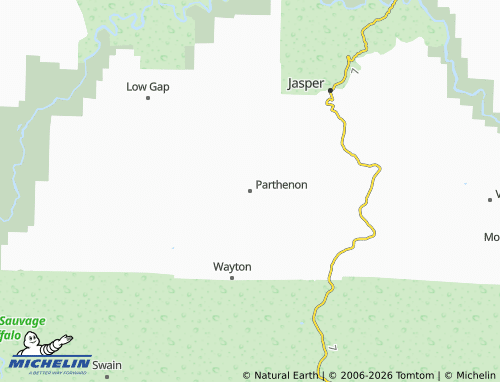 Mappa MICHELIN Parthenon - ViaMichelin
