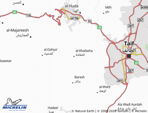 Carte MICHELIN al-Khafasha - ViaMichelin