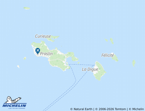 MICHELIN Anse la Blague map - ViaMichelin