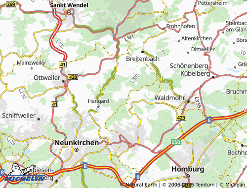 Mapa MICHELIN Münchwies - ViaMichelin