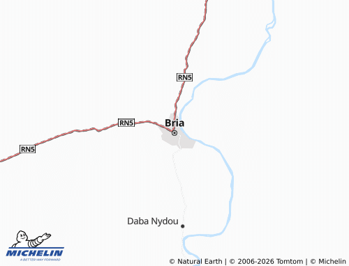 MICHELIN Bria map - ViaMichelin