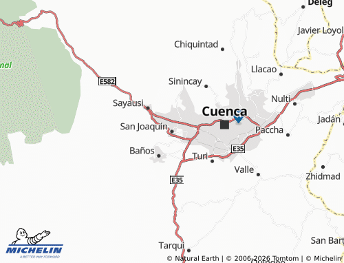 MICHELIN San Joaquín map - ViaMichelin