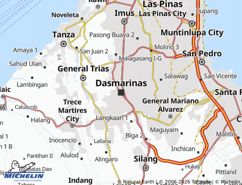Mappa MICHELIN Dasmarinas - ViaMichelin