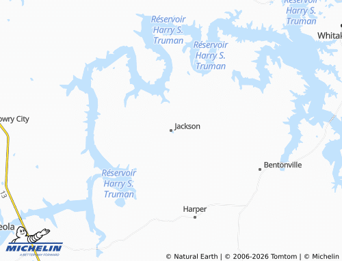 Mapa MICHELIN Jackson - ViaMichelin
