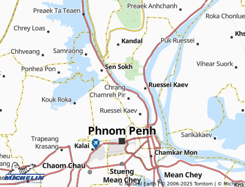 MICHELIN Chrang Chamreh Muoy map - ViaMichelin