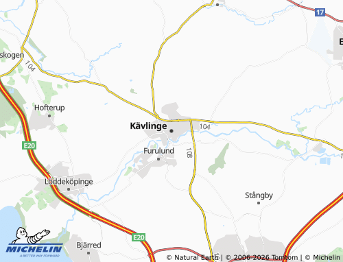 MICHELIN Kävlinge map - ViaMichelin