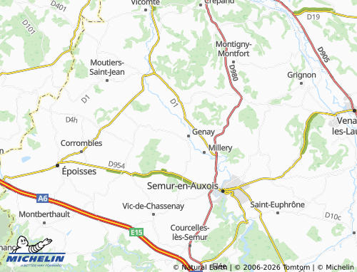 Mapa MICHELIN Le Clou - ViaMichelin