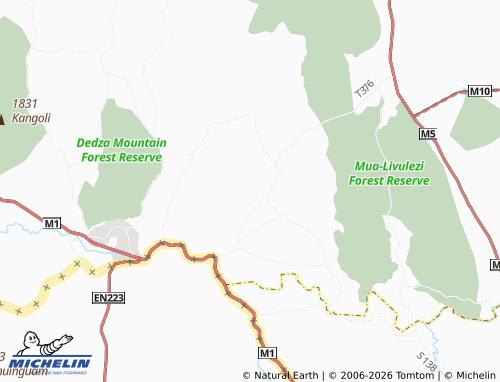 MICHELIN Ngona map - ViaMichelin