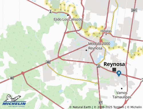 MICHELIN Valle del Bravo map - ViaMichelin