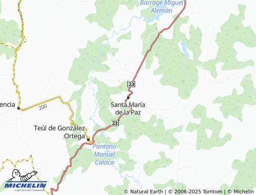 MICHELIN Santa María de la Paz map - ViaMichelin