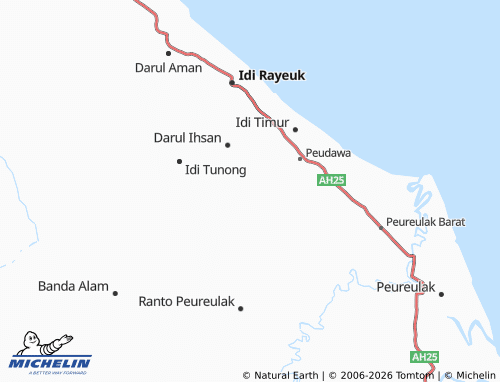 MICHELIN Seuneubok Kuyun map - ViaMichelin