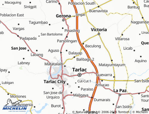 MICHELIN Balibago 2 map - ViaMichelin