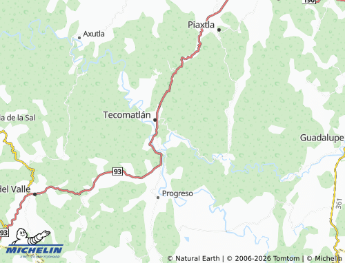 Mappa MICHELIN Mixquiapan - ViaMichelin