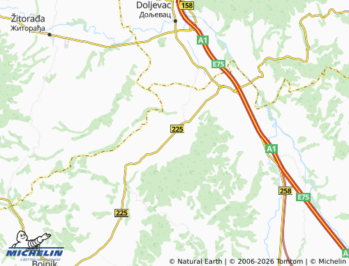 Mapa MICHELIN Međa - ViaMichelin