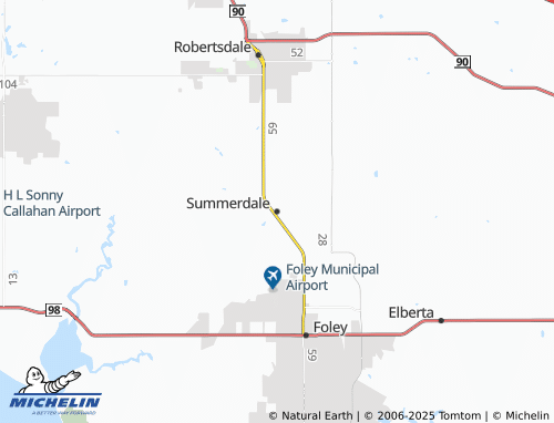 MICHELIN Summerdale map - ViaMichelin