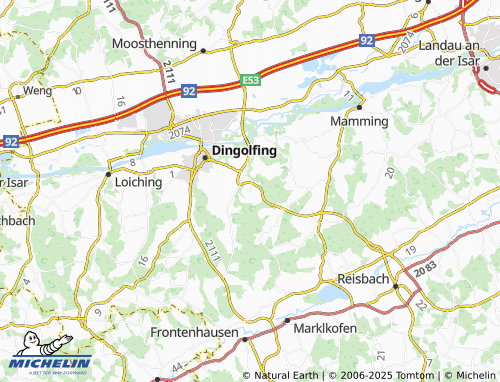 MICHELIN Tichling map - ViaMichelin