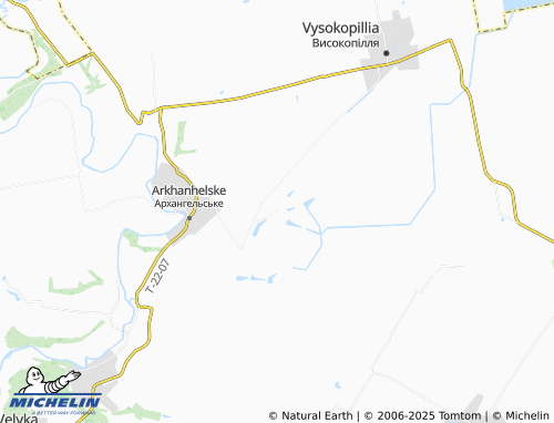 MICHELIN Novopetrivka map - ViaMichelin