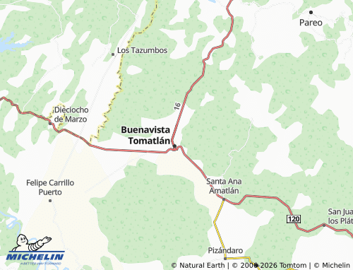 MICHELIN La Huerta map - ViaMichelin