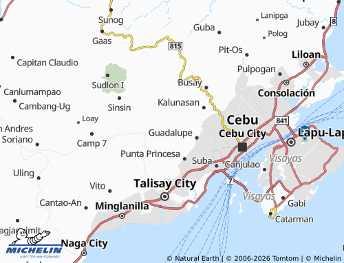 Mapa MICHELIN Buhisan - ViaMichelin