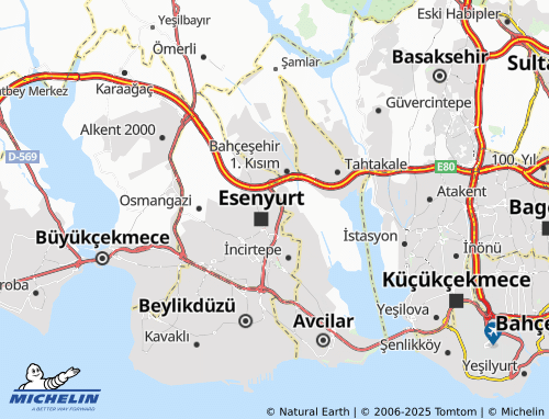 MICHELIN-Landkarte Süleymaniye - ViaMichelin