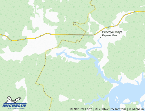 MICHELIN Dal'neye Khoroshovo map - ViaMichelin