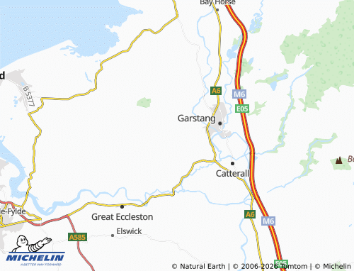 Carte MICHELIN Nateby - ViaMichelin