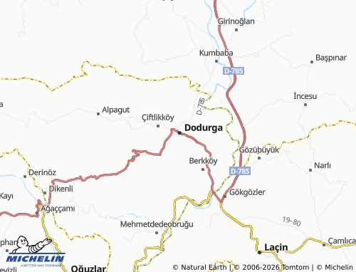 Mapa MICHELIN Doğu - ViaMichelin