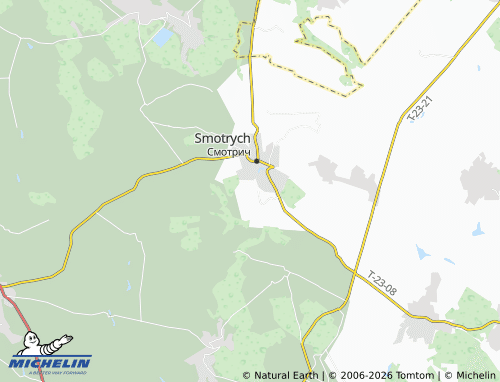 MICHELIN Mykhivka map - ViaMichelin
