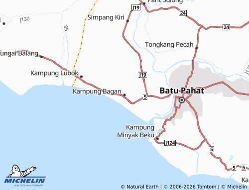 MICHELIN Kampung Bagan map - ViaMichelin