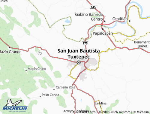 Mappa MICHELIN Sergio Méndez Arceo - ViaMichelin